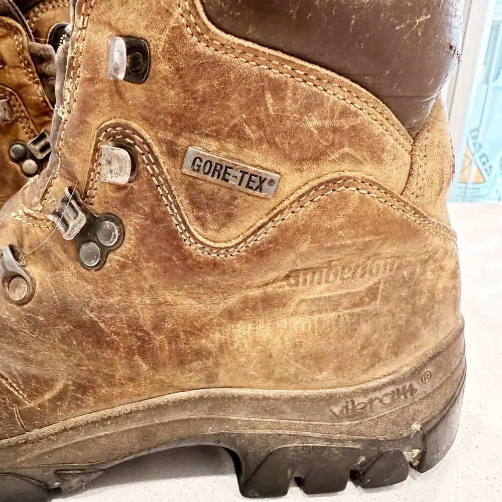 Zamberlan Vioz GTX Leather Hiking Boots Womens 7.5 Men 6.5 EU 40 Gore-Tex Vibram